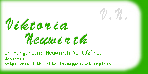 viktoria neuwirth business card